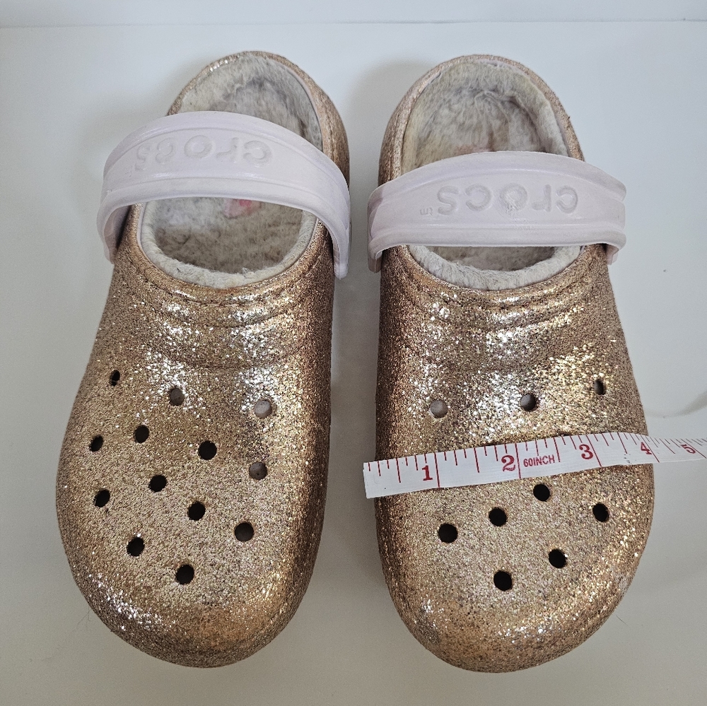 Crocs Classic Glitter Girls Clogs Crocs Size J3